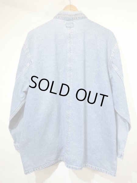 90s SOSTANZA WORK WEAR CHINA DESIGN DENIM CHORE JACKET