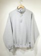 画像1: 90s RUSSELL ATHLETIC BLANK HALF ZIP SWEAT (1)