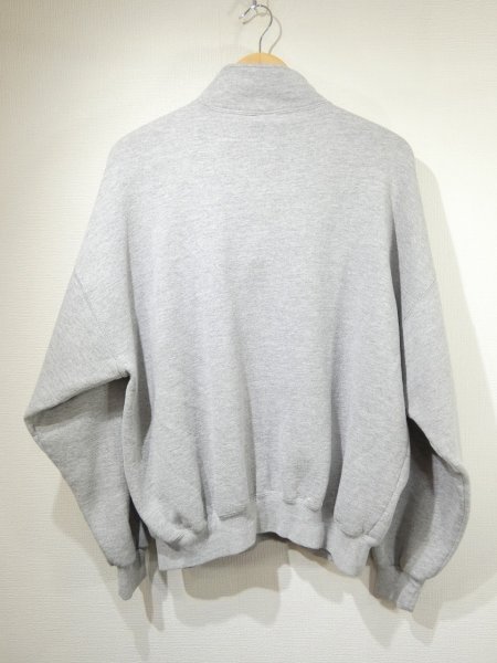 画像2: 90s RUSSELL ATHLETIC BLANK HALF ZIP SWEAT (2)