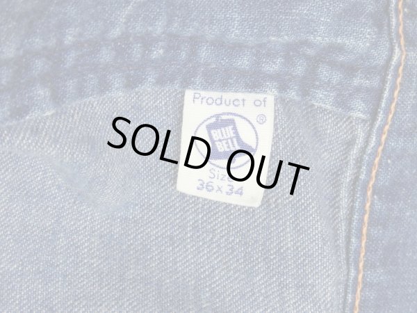 画像7: 60s BLUE BELL DENIM PAINTER WORK PANTS (7)