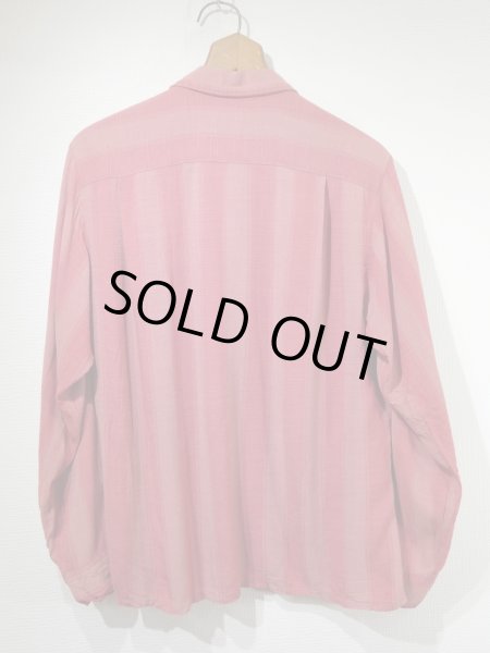 画像2: 60s B.V.D OMBRE GRADATION RAYON SHIRT  (2)