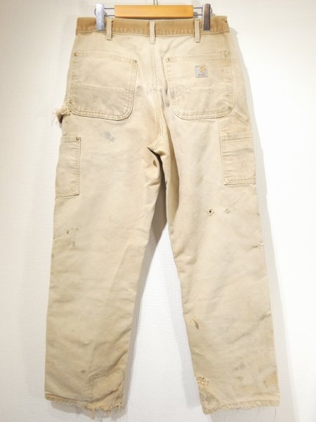 画像2: 10s Carhartt DOUBLE KNEE DUCK PAINTER WORK PANTS MADE IN USA DISTRESSED (2)