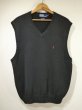 画像1: 90s Polo Ralph Lauren COTTON KNIT VEST (1)