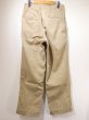画像2: 40s 50s US ARMY M-45 COTTON KHAKI CHINO TROUSERS PANTS (2) (2)