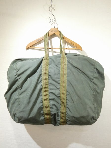 画像1: 50s US NAVY USN PARACHUTE TRAVELING BAG (2) (1)