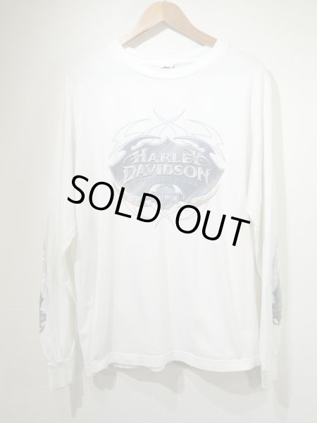 画像1: 00s HOLOUBEK HARLEY DAVIDSON FULL PRINT LONG SLEEVE L/S T-SHIRT MADE IN USA (1)