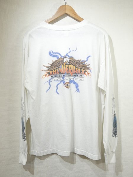 画像2: 00s HOLOUBEK HARLEY DAVIDSON FULL PRINT LONG SLEEVE L/S T-SHIRT MADE IN USA (2)