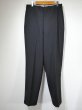 画像1: 70s UNKNOWN BLACK TAPARED SLACKS (1)
