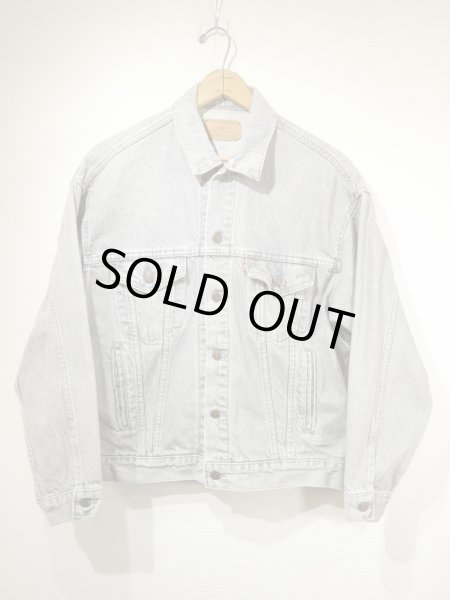 画像1: 80s Levi's 70507-4853 YARN DYED GRAY DENIM JACKET GJ MADE IN USA (1)