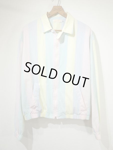 画像1: 70s 80s BROOKS BROTHERS SEERSUCKER MULTI STRIPE SWING TOP MADE IN USA (1)