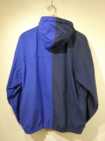 画像2: 90s OLD GAP TWO TONE NYLON ANORAK PULLOVER PARKA (2)