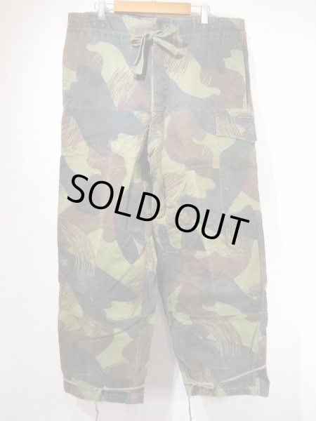 画像1: 50s BELGIAN MILITARY BRASHSTROKE CAMO OVER TROUSERS PANTS   (1)