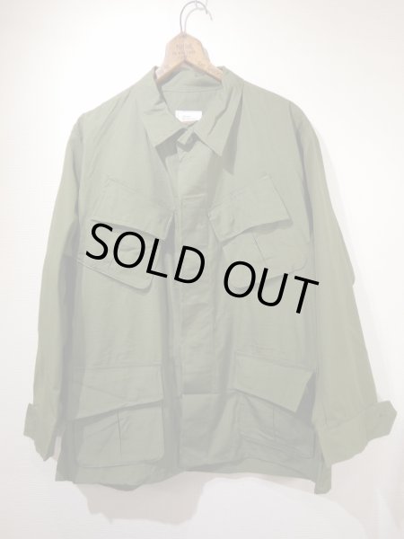 画像1: 60s '69 US ARMY RIP STOP JUNGLE FATIGUE JACKET 5th L-S DEAD STOCK (2) (1)
