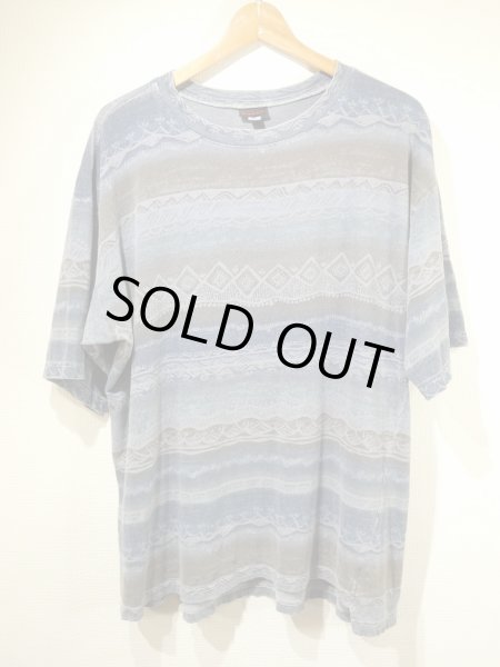 画像1: 80s Gramicci BORDER ALLOVER PRINT T-SHIRT MADE IN USA (1)