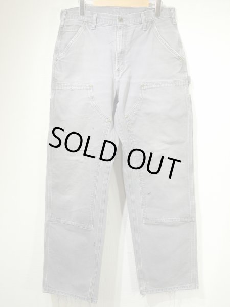 画像1: 10s Carhartt DOUBLE KNEE DUCK PAINTER WORK PANTS GRAVEL (1)