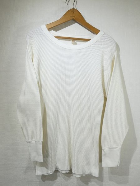 画像1: 60s FRUIT OF THE LOOM THERMAL LONG SLEEVE T-SHIRT (1)
