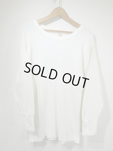 画像1: 60s FRUIT OF THE LOOM THERMAL LONG SLEEVE T-SHIRT (1)