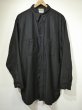 画像1: 〜 30s INVINCIBLE BLACK COTTON SATIN WORK SHIRT (1)