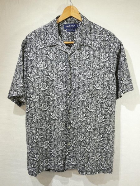 画像1: 90s 00s Ralph Lauren POLO GOLF CLAYTON FLOWER ALL OVER PRINT S/S SHIRT (1)