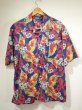 画像1: 90s 00s Polo Ralph Lauren CALDWELL FLOWER PRINT COTTON LOOP COLLAR S/S SHIRT  (1)