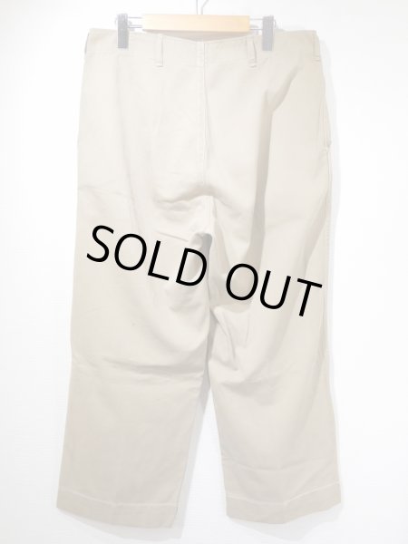 画像2: 40s US MARINE CORPS USMC CHINO TROUSERS PANTS  (2)