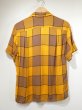 画像2: 60s 70s Penneys TOWNCRAFT BLOCK CHECK RAYON S/S SHIRT (2)