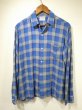 画像1: 60s jackman's GRADATION CHECK WOVEN NEP PLAID LOOP COLLAR RAYON SHIRT  (1)