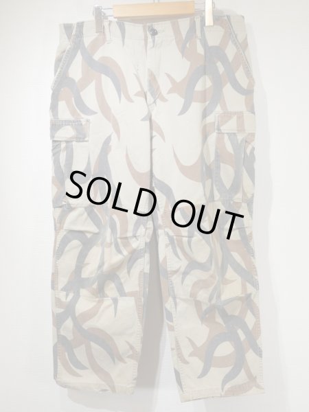 画像1: 90s Brigade Quartermasters ASAT TRIBAL CAMO CARGO PANTS (1)
