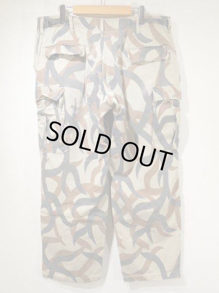 90s Brigade Quartermasters ASAT TRIBAL CAMO CARGO PANTS - RICUR