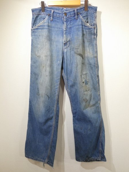 画像1: 60s Old Kentucky DENIM PAINTER WORK PANTS (2) (1)