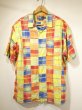 画像1: 90s 00s Polo Ralph Lauren CALDWELL PATCHWORK COTTON LOOP COLLAR S/S SHIRT BIG POLO (1)