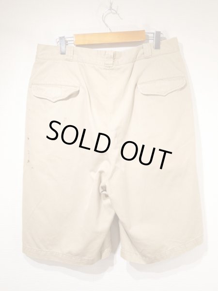 画像2: 50's US ARMY UNIFORM TWILL CHINO SHORTS (2)