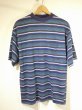 画像1: 90s McINTOSH＆SEYMOUR  JACQUARD MULTI BORDER T-SHIRT MADE IN USA (1)