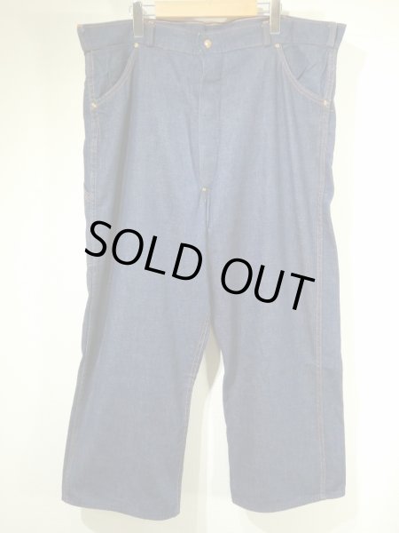 画像1: 40s Model DENIM PAINTER WORK PANTS with CROTCH RIVET (1)