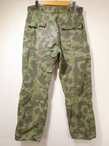 画像2: 60s UNKNOWN RIP STOP DUCK HUNTER FROG SKIN CAMO BAKER PANTS (2)