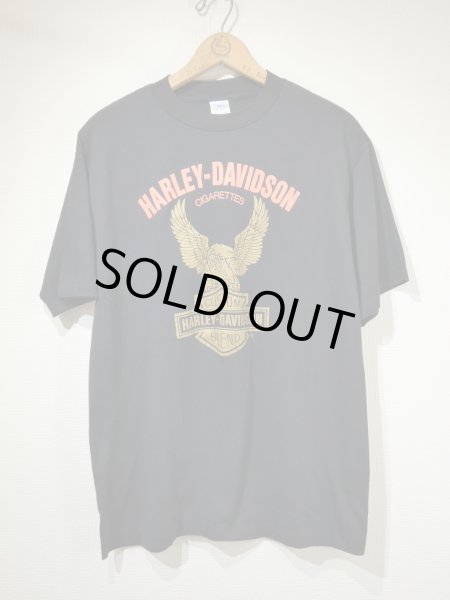 画像1: 80s CHED by Anvil HARLEY DAVIDSON CIGARETTES PRINT T-SHIRT (1)