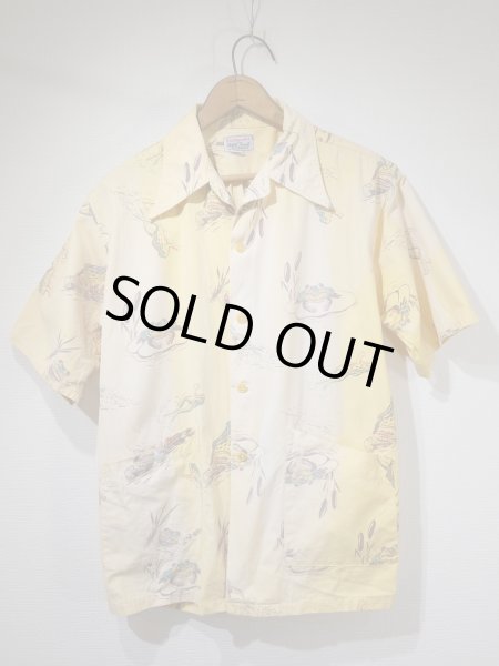 画像1: 40s BEACHCOMBER FROG PRINT RESORT S/S SHIRT (1)