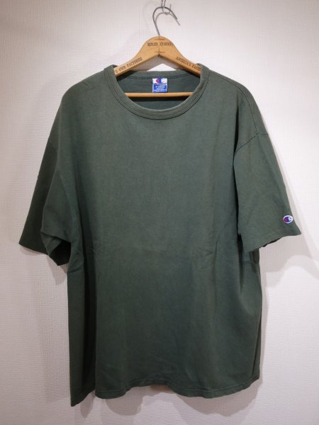 画像1: 90s Champion SUN FADE BLANK T-SHIRT MADE IN USA (1)