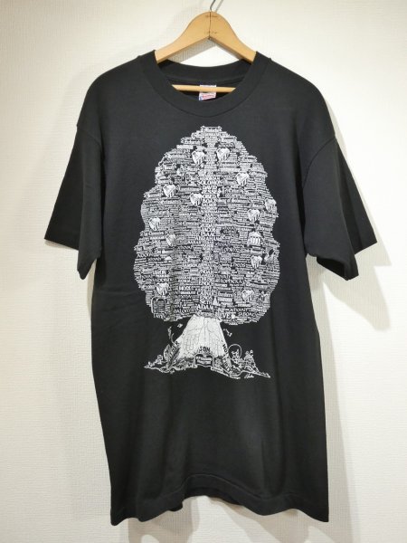 画像1: 90s FRUIT OF THE LOOM THE OLD TESTAMENT FAMILY TREE T-SHIRT (1)