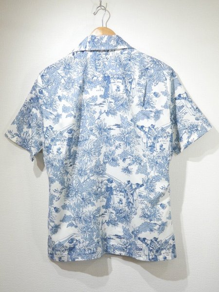 画像2: 70s Mr.California JAPANESE ORIENTAL PATTERN S/S SHIRT (2)