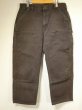 画像1: 10s Carhartt DOUBLE KNEE DUCK PAINTER WORK PANTS DARK BROWN (1)