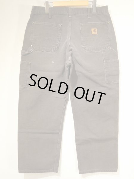画像2: 10s Carhartt DOUBLE KNEE DUCK PAINTER WORK PANTS DARK BROWN (2)