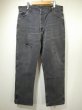 画像1: 80s 90s KEY BLACK DENIM WORK PANTS MADE IN USA (1)
