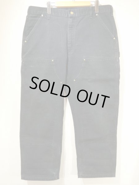 画像1: 00s Carhartt DOUBLE KNEE BLACK DUCK WORK PAINTER PANTS  (1)