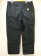 画像2: 00s Carhartt DOUBLE KNEE BLACK DUCK WORK PAINTER PANTS  (2)