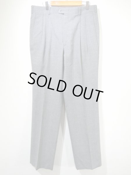 画像1: 70s 80s PAXTON ROW TWO TUCK SLACKS DEAD STOCK MADE IN USA (1)