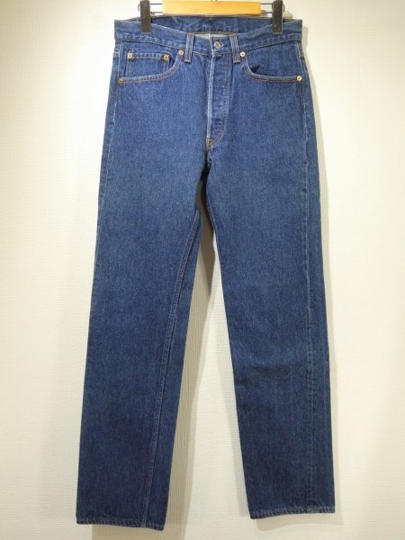 画像1: 90s Levi's 501 DARK BLUE DENIM PANTS MADE IN USA (1)