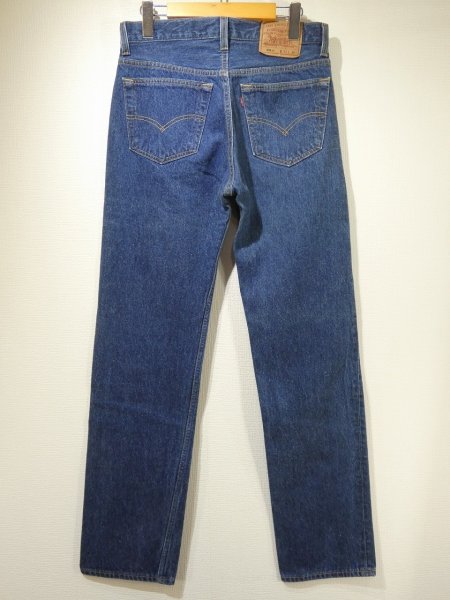 画像2: 90s Levi's 501 DARK BLUE DENIM PANTS MADE IN USA (2)