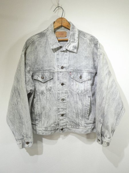 画像1: 80s Levi's 70507-0216 ACID WASH GRAY DENIM JACKET GJ MADE IN USA (1)