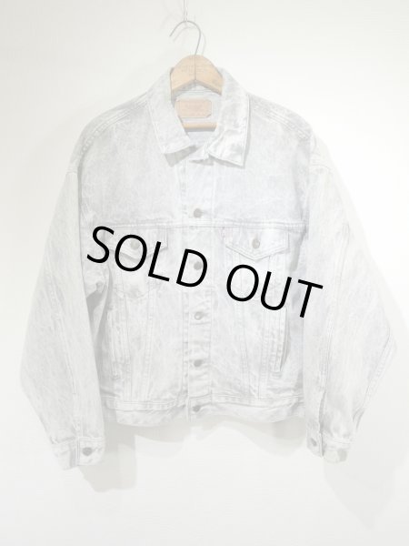 画像1: 80s Levi's 70507-0216 ACID WASH GRAY DENIM JACKET GJ MADE IN USA (1)